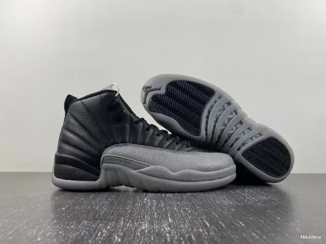 Rep TBkick CT8013-019 Air Jordan 12 Wolf Grey Black 0531